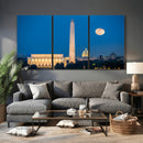 Washington DC Skyline Wall Art Canvas Print – Lincoln by MyGreatCanvas | Canvas Wall Art Prints | Photo Prints & Wall Decor