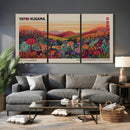 Yayoi Kusama Colorful Landscape Wall Art Canvas Print – by MyGreatCanvas | Canvas Wall Art Prints | Photo Prints & Wall Decor