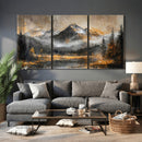 Mountain Lake Canvas Wall Art — Rustic Forest Landscape by MyGreatCanvas | Canvas Wall Art Prints | Photo Prints & Wall Decor