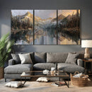 Drip Style Forest Lake Gold Art — Abstract Expressionist by MyGreatCanvas | Canvas Wall Art Prints | Photo Prints & Wall Decor
