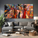 African American Jazz Singer Canvas Art — Red Dress Black by MyGreatCanvas | Canvas Wall Art Prints | Photo Prints & Wall Decor