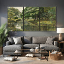 Forest Stream Canvas Wall Art, Peder Monsted A Forest Stream by MyGreatCanvas | Canvas Wall Art Prints | Photo Prints & Wall Decor