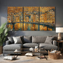 Gustav Klimt Golden Cityscape Wall Art Canvas Print, Framed by MyGreatCanvas | Canvas Wall Art Prints | Photo Prints & Wall Decor