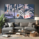 Playing Cards Canvas Wall Art | Casino Game Room Decor, by MyGreatCanvas | Canvas Wall Art Prints | Photo Prints & Wall Decor
