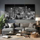 Charlotte Skyline Canvas Wall Art Print – North Carolina Cityscape Photography Print by MyGreatCanvas | Canvas Wall Art Prints | Photo Prints & Wall Decor