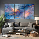 Colorful Abstract Canvas Wall Art Print, Vibrant Popup Color Art Print