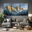 Abstract Mountain Wall Art Canvas Print Modern Landscape Painting Print by MyGreatCanvas | Canvas Wall Art Prints | Photo Prints & Wall Decor