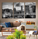 Black and White Atlanta Wall Art Canvas Print by MyGreatCanvas | Canvas Wall Art Prints | Photo Prints & Wall Decor