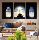 Women and Yoga Wall Art Canvas Print