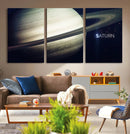 Framed Saturn Wall Art Canvas Print