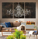 Rustic Chandelier Canvas Print by MyGreatCanvas | Canvas Wall Art Prints | Photo Prints & Wall Decor