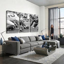 American Football Player Wall Art Canvas Print