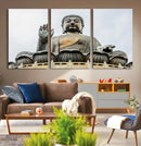 Buddha Statue Wall Art Canvas Print