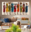 Abstract African Women Wall Art Canvas Print by MyGreatCanvas | Canvas Wall Art Prints | Photo Prints & Wall Decor
