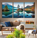 Crystal Clear Lake Wall Art | Mountains Wall Art Canvas | 3 by MyGreatCanvas | Canvas Wall Art Prints | Photo Prints & Wall Decor