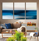 Dark Blue Abstract Wall Art Canvas Print by MyGreatCanvas | Canvas Wall Art Prints | Photo Prints & Wall Decor