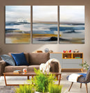 Abstract Landscape Wall Art Canvas | 3 Panel Modern Blue, by MyGreatCanvas | Canvas Wall Art Prints | Photo Prints & Wall Decor