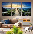 Mountain and Sunset Wall Art Canvas Print by MyGreatCanvas | Canvas Wall Art Prints | Photo Prints & Wall Decor