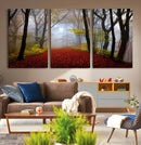 Foggy Forest Wall Art Landscape Canvas Print