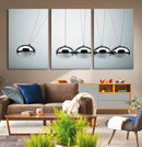 Newton's Cradle Wall Art Canvas Print, Framed Newton Cradle