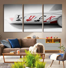 Framed Luck Poker Cards Canvas – Modern Triptych Wall Art,