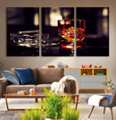 Whiskey and Cigar Canvas – Luxurious Wall Art for Home or