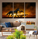 Horse Wall Art Canvas Print, Multi Panel Animal Canvas Print