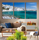 Santorini Wall Art Canvas Print