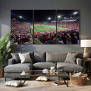 Washington-Grizzly Stadium Canvas Print, American Football