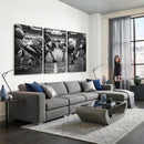 American Football Wall Art Canvas Print Framed Stadium Sport