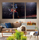 American Football Wall Art Canvas Print, Stadium Sport Wall
