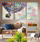 Up Pixar Poster, Look Up Pixar Wall Art, Up Pixar Canvas,