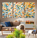 Colorful Fish Wall Art Print – Abstract Ocean-Inspired Wall