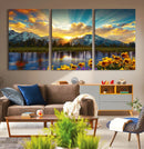 Grand Teton Park Sunrise Wall Art – Vibrant Landscape Canvas by MyGreatCanvas | Canvas Wall Art Prints | Photo Prints & Wall Decor