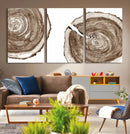 Wood Tree Ring Wall Art Canvas Prints, Tree Rings –
