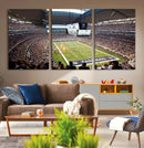 Dallas Cowboys Football Team Print - Arlington AT&T Stadium by MyGreatCanvas | Canvas Wall Art Prints | Photo Prints & Wall Decor