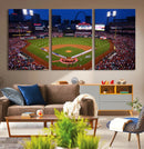 St. Louis Cardinals Baseball Team Print - Busch Stadium Wall by MyGreatCanvas | Canvas Wall Art Prints | Photo Prints & Wall Decor