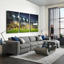Columbus Crew Stadium Match Triple Canvas Wall Art - Dynamic