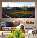 Colorado Rockies Coors Field Wall Art Canvas Print - MLB