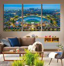 Los Angeles Dodgers Wall Art Canvas, Dodger Stadium Wall Art
