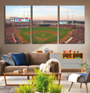 Cincinnati Reds Baseball Print Canvas- Cincinnati