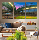 Milwaukee Brewers Baseball Team Print Canvas- American