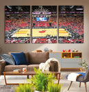 Miami Heat Basketball Team Print Wall Art- Kaseya Center by MyGreatCanvas | Canvas Wall Art Prints | Photo Prints & Wall Decor