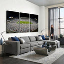 Beaver Stadium Night Game Triple Canvas Wall Art - Penn