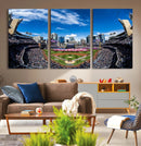 San Diego Padres Baseball Team Print - Petco Park Stadium by MyGreatCanvas | Canvas Wall Art Prints | Photo Prints & Wall Decor