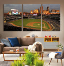Minnesota Twins Baseball Team Print - Minneapolis Target by MyGreatCanvas | Canvas Wall Art Prints | Photo Prints & Wall Decor