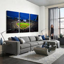 Truist Park Night Game Canvas Art - Atlanta Braves Stadium
