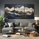 Mountain Wall Art – Modern Abstract Landscape Canvas Print