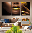 African American Art Black Woman Canvas Print, African Wall