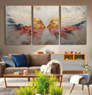 Golden Angel Wings Wall Art Canvas Print – Stunning Abstract by MyGreatCanvas | Canvas Wall Art Prints | Photo Prints & Wall Decor
